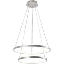 just light. HELIKE 1-flg. 50 cm rund silbergrau