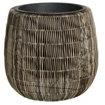 Trendline Polyrattan Pflanztopf Ø 45 x 40 cm braun
