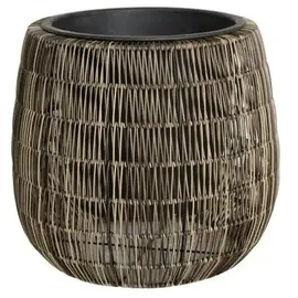 Trendline Polyrattan Pflanztopf Ø 45 x 40 cm braun