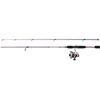 Mitchell Tanager Pink Camo II Spinnkombination | Leichte Spinnruten- & Rollen-Kombination für Frauen und Jugendangler | Süßwasser-Setup für Forelle, Barsch, Hecht | Pink, 2.1m | 7-20g