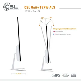 CSL Unity F27-ALS 2023 27" Full HD Intel N200 3,7 GHz 8 GB RAM 2 TB SSD Intel UHD Graphics Windows 11