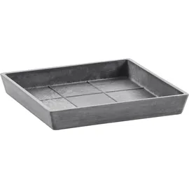 Permapack Ecopots Untersetzer quadratisch 18 x 18 x 2,5 cm grau