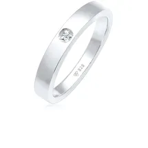 Diamore Elli DIAMONDS Ring Solitär Bandring Diamant (0.015 ct.) 925 Silber