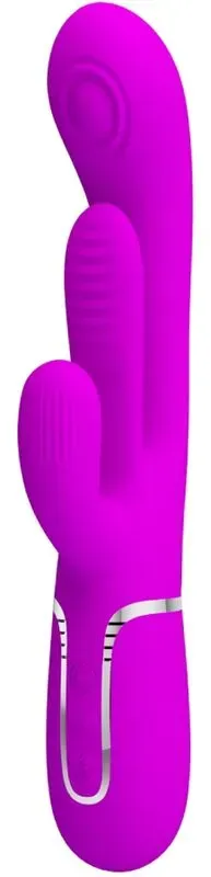 PRETTY LOVE - Shania Triple Rabbit Multifunktionsvibrator Rosa
