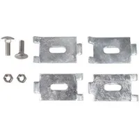 GAH Alberts Alberts Eckverbinder zur Verbindung zweier Doppelstabmatten, 3 Farben, Rastermass 50 mm