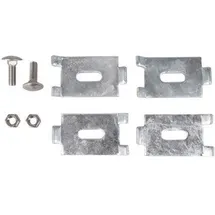 GAH Alberts Alberts Eckverbinder zur Verbindung zweier Doppelstabmatten, 3 Farben, Rastermass 50 mm