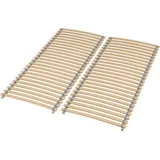 Premium Rollrost 160x200, Lattenrost aus Birke mit 28 Latten, Germany, fertig montiert und gerollt, Traglast 130Kg