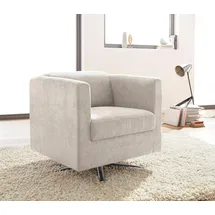 INOSIGN Sessel »Bob Drehsessel, Clubsessel und Cocktailsessel - alles passt« drehbar mit Sternfuß beige