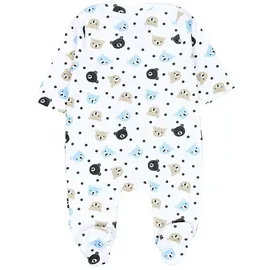 TupTam Unisex Schlafstrampler 3er Pack Baumwolle mit Fuß Jungen, Gr. 74 - 74
