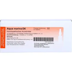 AQUA MARINA D 6 Ampullen 10 ml