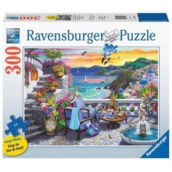 Ravensburger Ravensburger Großformatiges 2D-Puzzle Sunset over Santorini 300 Teile