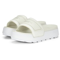 PUMA Damen Karmen Slide Sandal, Vapor Gray White, 37 EU - 37 EU