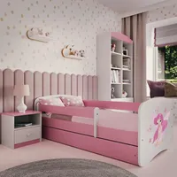 raumhirsch furniture Kinderbett Fee 80 x 180 cm Holzwerkstoff rosa
