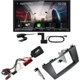 Kenwood DMX8021DABS Android Auto CarPlay Bluetooth Einbauset für Mazda 5 CW