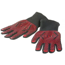 HENDI Grillhandschuhe 300 mm hitzeresistent schwarz