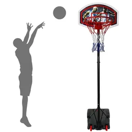 Best Sporting Basketballständer Rot/Weiß/Blau 165 -205 cm