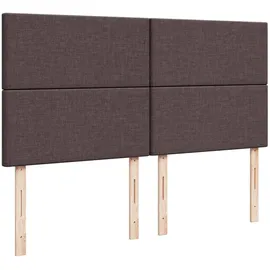 vidaXL Boxspringbett 180 x 200 cm Dunkelbraun