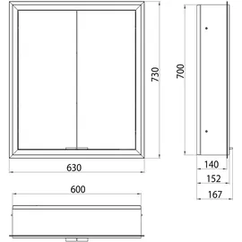 EMCO Prime 60 cm weiß