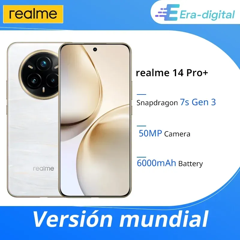 Globale Version realme 14 Pro Plus 5G Smartphone Sony 3X Periscope OIS Kamera Snapdragon7s Gen 3 80W SUPERVOOC Charge IP69 Globale Version realme 14 Pro Plus 5G Smartphone Sony 3X Periscope OIS Kamera Snapdragon7s Gen 3 80W SUPERVOOC Charge IP69