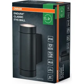 Osram Außenwandleuchte Aluminium 15,8 cm inkl. Bewegungsmelder grau