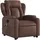 vidaXL Massagesessel mit Aufstehhilfe Kunstleder 94,5 x 100 x 0 cm Braun