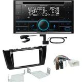 Kenwood DPX-7300DAB Bluetooth DAB CD USB Einbauset für Mitsubishi Space Star