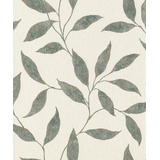 Rasch Textil Rasch Vliestapete (Botanical) Grün beige 10,05 m x 0,53 m Tapetenwechsel II 651232