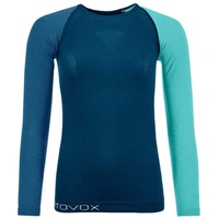 Ortovox 120 Comp Light Long Sleeve Damen Langarmshirt petrol blue