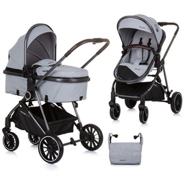 Chipolino Aura 2 in 1 umbaubar Wickeltasche Aschgrau Schwarz
