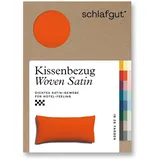 schlafgut Kissenbezug Woven Satin 40 x 80 cm Rot