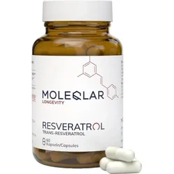 MOLEQLAR Resveratrol Trans-Resveratrol Kapseln 60 St.