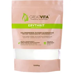 GreatVita Erythrit kalorienfreies Süßungsmittel 1000 g