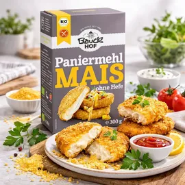 Bauckhof Mais Semmelbrösel ohne Hefe glutenfrei bio