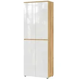 Uno Mehrzweckschrank Kora , holzfarben , Maße (cm): B: 70 H: 199 T: 41.0