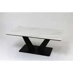 Concept Amelie Couchtisch Metall/Keramik - Schwarz