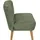 58 aufm Kessel Kindersofa Katya 2-Sitzer 1 x 1 x 1 cm Buche massiv grün