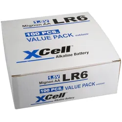 400x XCell AA LR6 Mignon Super Alkaline Batterie