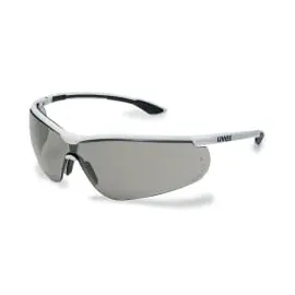 Uvex Schutzbrille/Sicherheitsbrille Schwarz, Transparent