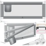 Kesser Bettschutzgitter Reise 72-96 cm Silber