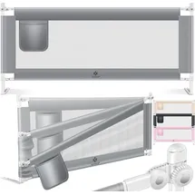 Kesser Bettschutzgitter Reise 72-96 cm Silber