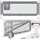 Kesser Bettschutzgitter Reise 72-96 cm Silber