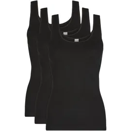 NINA VON C. Achselhemd NINA VON C. "Daily", Damen, Gr. 40, N-Gr, schwarz, Obermaterial: 100% Baumwolle, körpernah, Rundhals, Unterhemden, basic, weich, bequem, eng, Rundhalsausschnitt, breite Träger