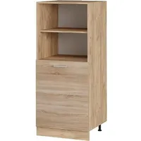Vicco Herdumbauschrank R-Line, Sonoma/Goldkraft Eiche, 60 cm