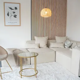 Home Deluxe Akustikpaneel SONIC 80 x 40 cm Light Oak 3 St.