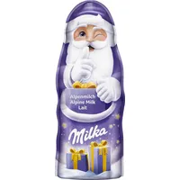 Milka Weihnachtsmann zarte und leckere Alpenmilch Schokolade 90g 14er Pack