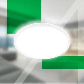 Briloner Led Deckenlampe Deckenleuchte led Panel Effizienzklasse A, Flach Backlight