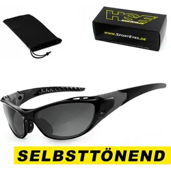 Sportbrille | X-SIDE 2.0  | SELBSTTÖNEND | beschlagfrei grau No Size
