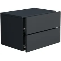 VCM Nachtschrank Usal 45 x 32 x 30 cm Grau