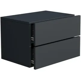 VCM Nachtschrank Usal 45 x 32 x 30 cm Grau