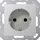 Jung Schuko-Steckdose Aluminium 1 St.